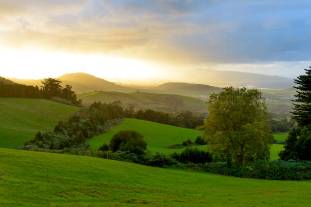 istock Beautiful View over a Mountain in Azores 1125731622