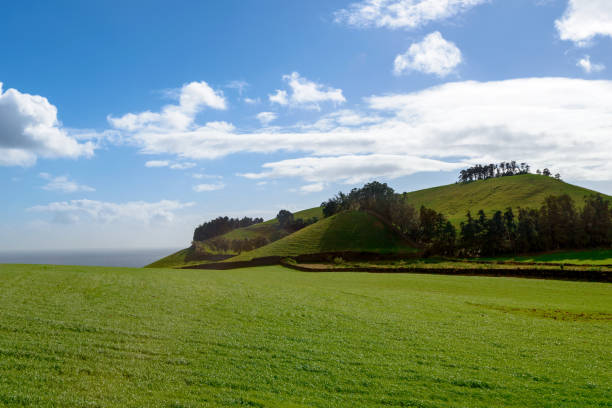 istock Beautiful View over a Mountain in Azores 1125731623