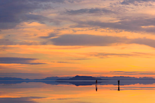 Flooded Bonneville Salt Flats
