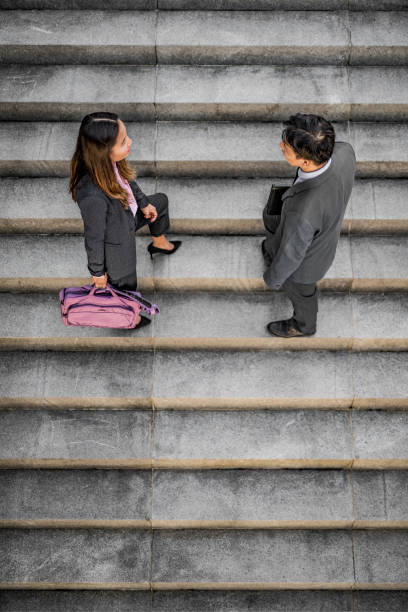 istock Business people on stairs 1125748052