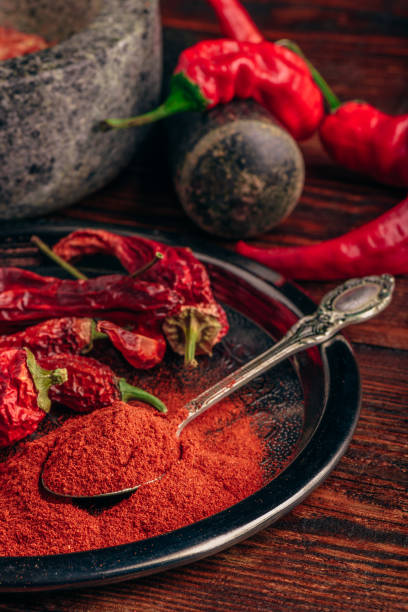 istock Spoonful of ground chili pepper 1125750532