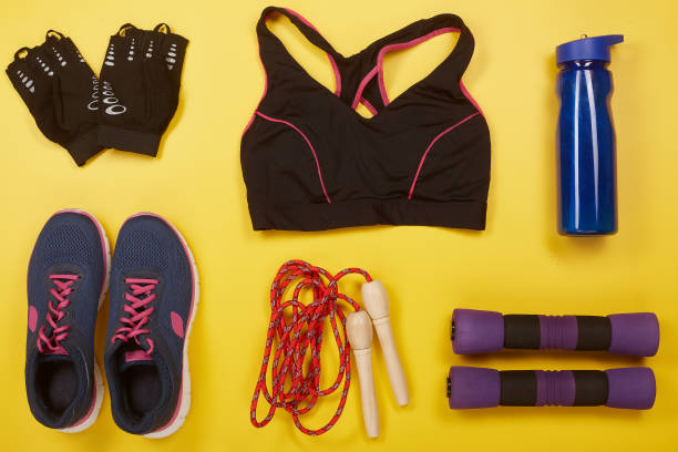 istock Sport female accessories. 1125756800