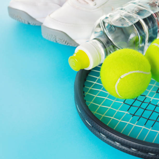 istock Healthy Life Sport Concept on Blue 1125758761