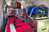 Medical helicopter interior