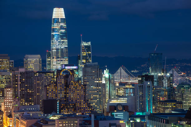 istock San Francisco Skyline at night, California, USA 1125759978