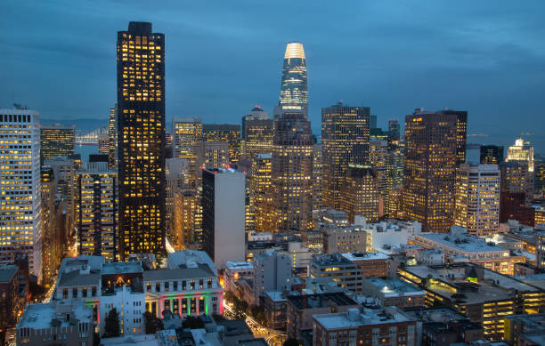 istock San Francisco Skyline at night, California, USA 1125760092