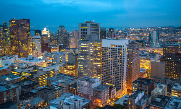 istock San Francisco Skyline at night, California, USA 1125761553