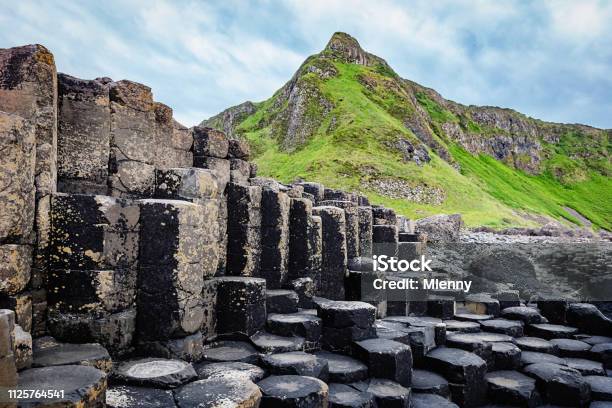 Giants Causeway Hexagonal Rock Formation Northern Ireland Stock Photo - Download Image Now