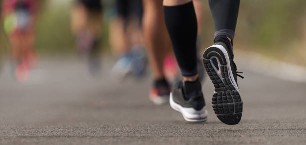 istock Marathon running in the light of evening 1125767278