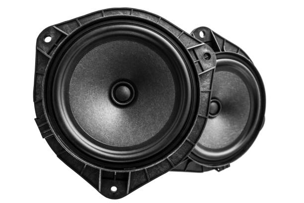 istock car acoustic speaker isolated on white background 1125768219