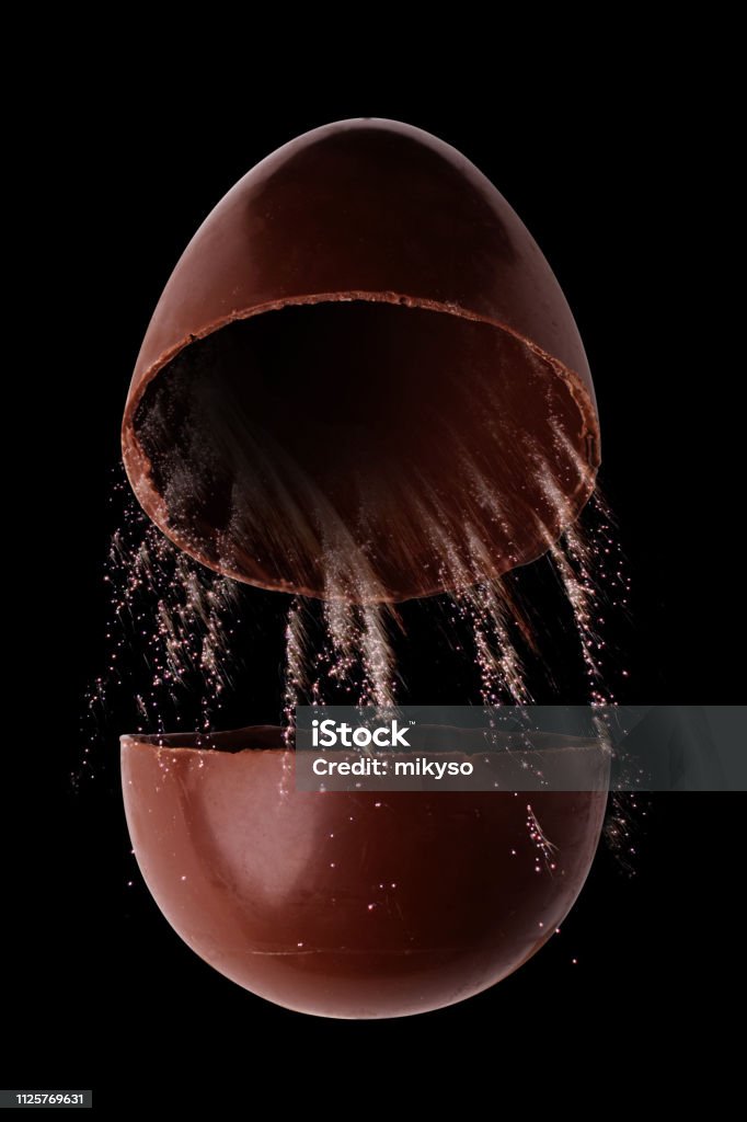 Easter egg exploded Easter Egg Stock Photo