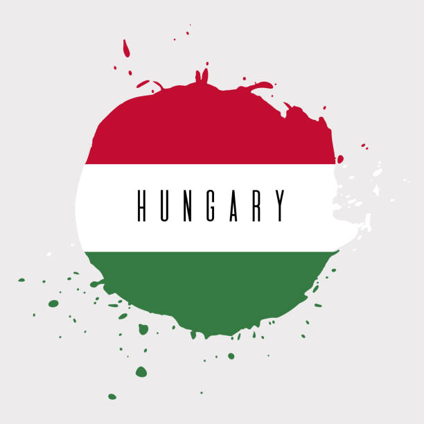 istock Hungary watercolor vector national country flag icon. 1125772321