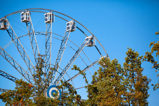 istock Ferris wheel in the autumn park 1125775934