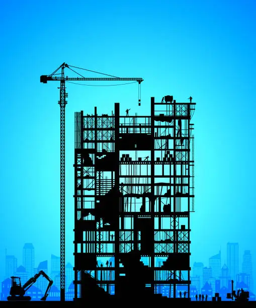 Vector illustration of Scaffolding