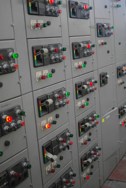 istock Electrical switchgear,Industrial electrical switch panel of power plant 1125779239