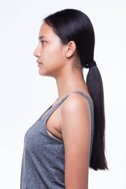 istock Asian Woman before applying make up hair style 1125790802
