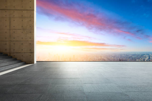 istock City skyline and buildings with empty square floor in Shanghai 1125790807