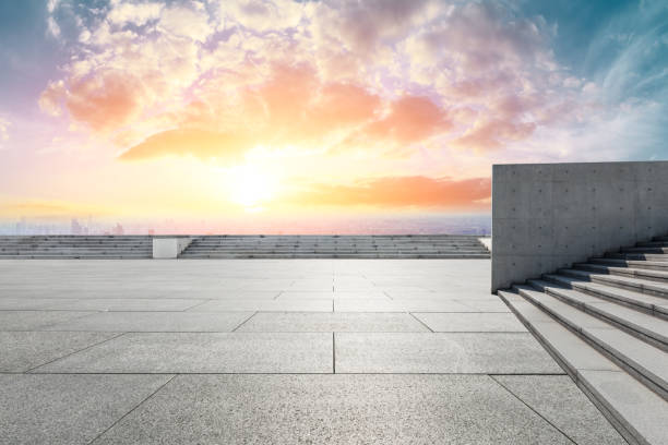 istock City skyline and buildings with empty square floor in Shanghai 1125790834