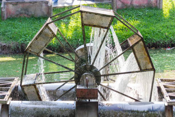 istock Waste water treatment machine at public park 1125797578