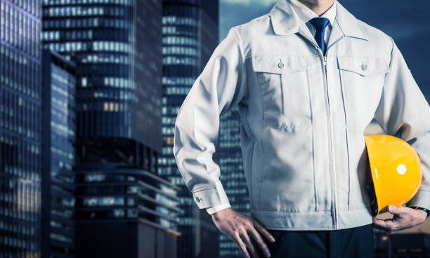 istock Urban landscape and construction men 1125817810