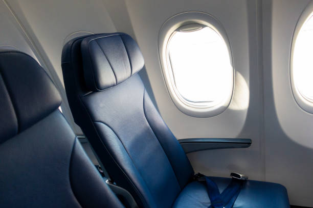 istock Background of airplane seats 1125824091