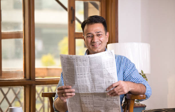 istock Morning coffee and newspaper 1125825143