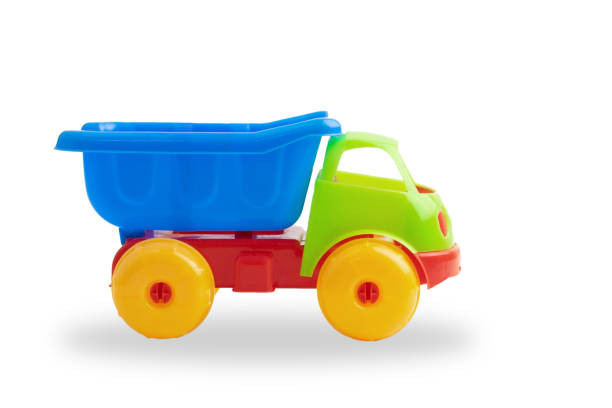 istock plastic construction truck toy on white background 1125825228