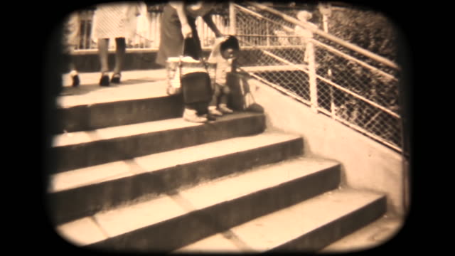 60's 8mm footage - Crawling up The Stairs