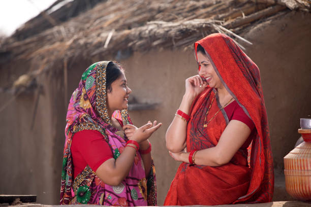 istock Rural women discussing outdoors 1125829385