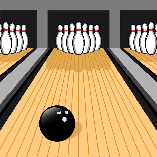 Bowling Alley Lane Clipart