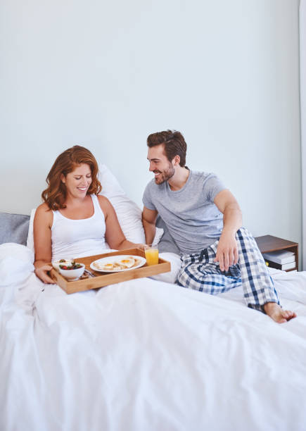 istock You're a real darling for surprising me with breakfast 1125831389