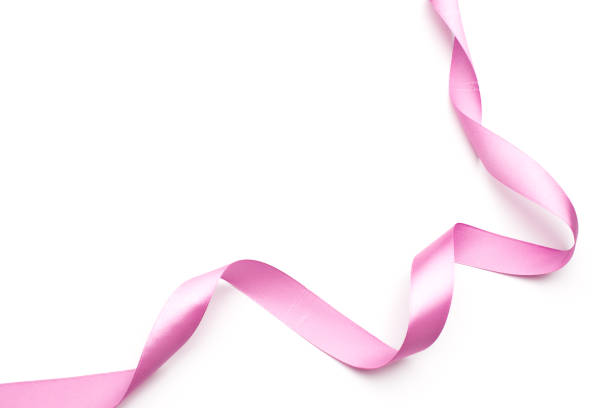istock pink satin ribbon isolated on white background 1125834878