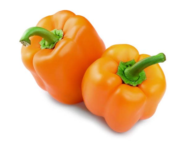 istock orange sweet bell pepper isolated on white background 1125835847