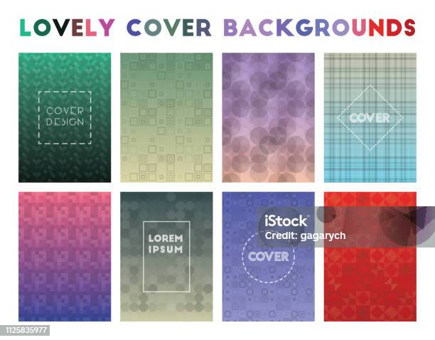 Cover Background Portrait Lovely Cover Backgrounds Stock Illustration - Download Image Now ...