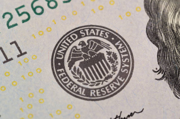 istock US hundred  Dollar elements , super macro, close up photo 1125836054