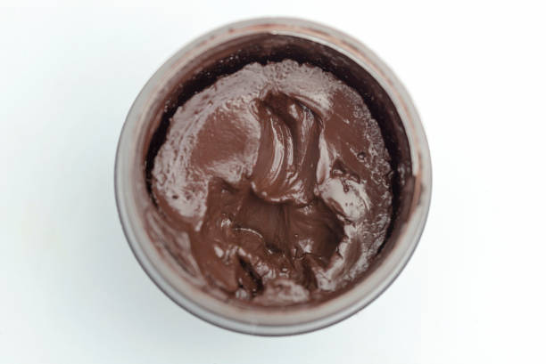istock The view from the top on a can of brown paint. 1125838077