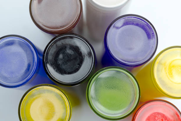 istock Closed the flask with the liquid. 1125838789