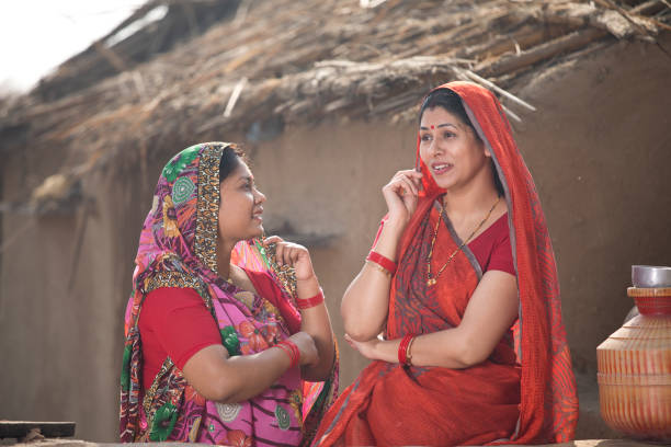 Rural Indian women at village