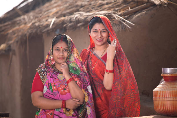 istock Rural Indian women at village 1125843509