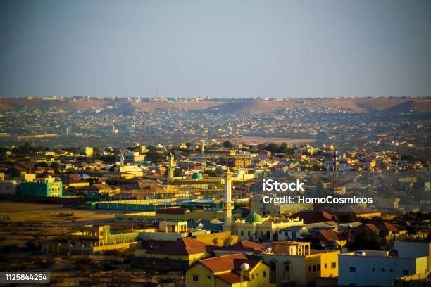 Aerial View To Hargeisa Biggest City Of Somaliland Somalia Stock Photo - Download Image Now