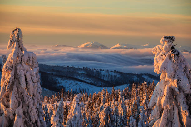 istock Winter trekking Beskidy mountains Rysianka 1125851307