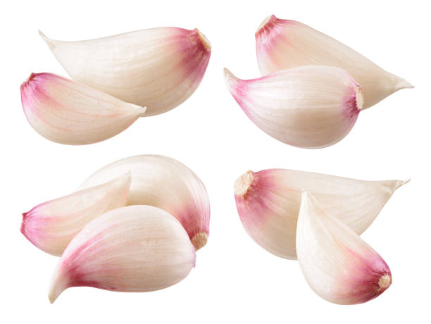 istock Garlic cloves. Garlic isolated on white. With clipping path. Collection. 1125853878