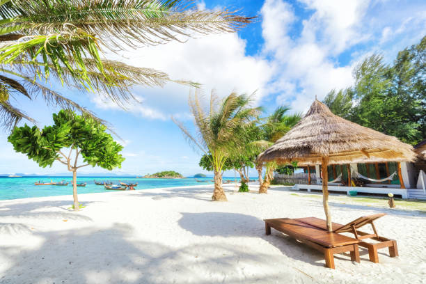 istock Asian tropical beach paradise in Thailand 1125854906