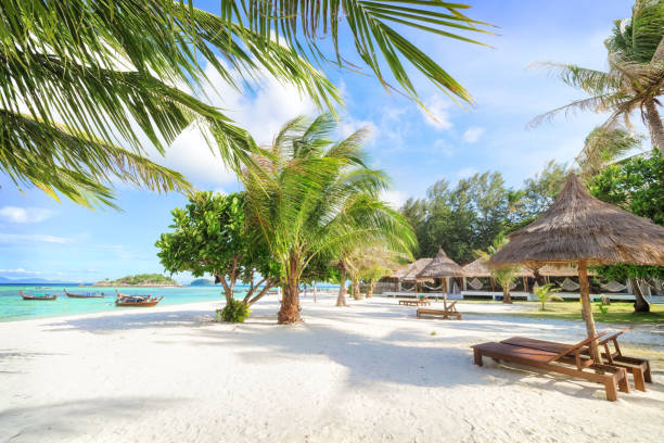 istock Asian tropical beach paradise in Thailand 1125854937