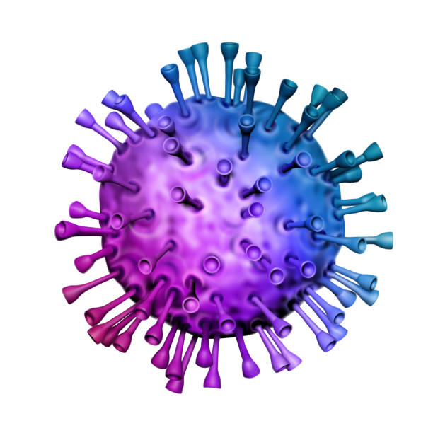細菌ウイルス。白い背景に分離されたベクトル画像 - swine flu点のイラスト素材／クリップアート素材／マンガ素材／アイコン素材