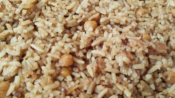 istock Basmati Rice Pulao or pulav with chana, or vegetable rice 1125859942