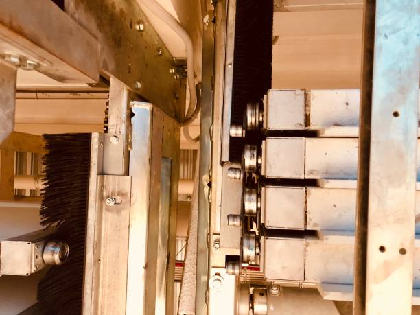 istock Sliding door mechanical parts 1125861307
