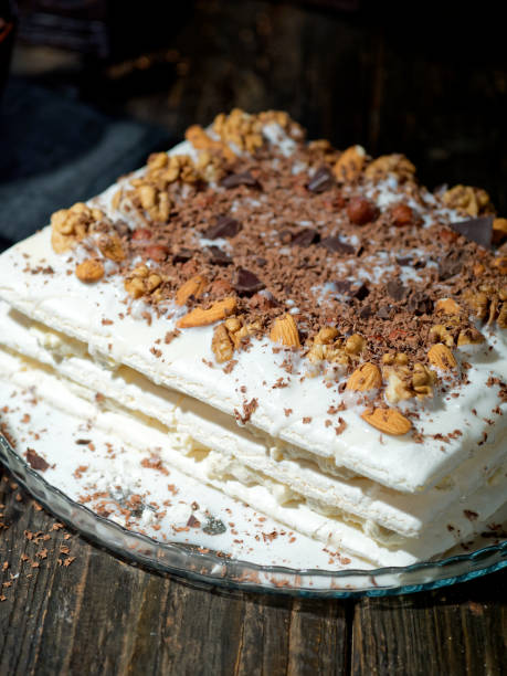 istock Preparing homemade meringue cake 1125862923