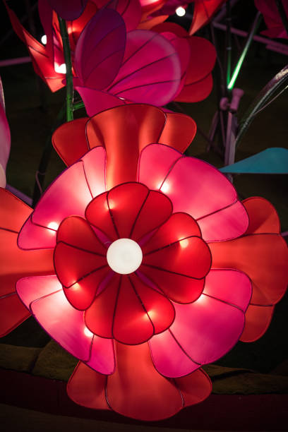 istock Close up artificial Blossom flower background 1125864894