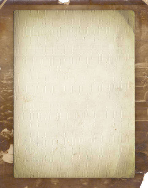 istock Old paper texture on the vintage photo background 1125875137